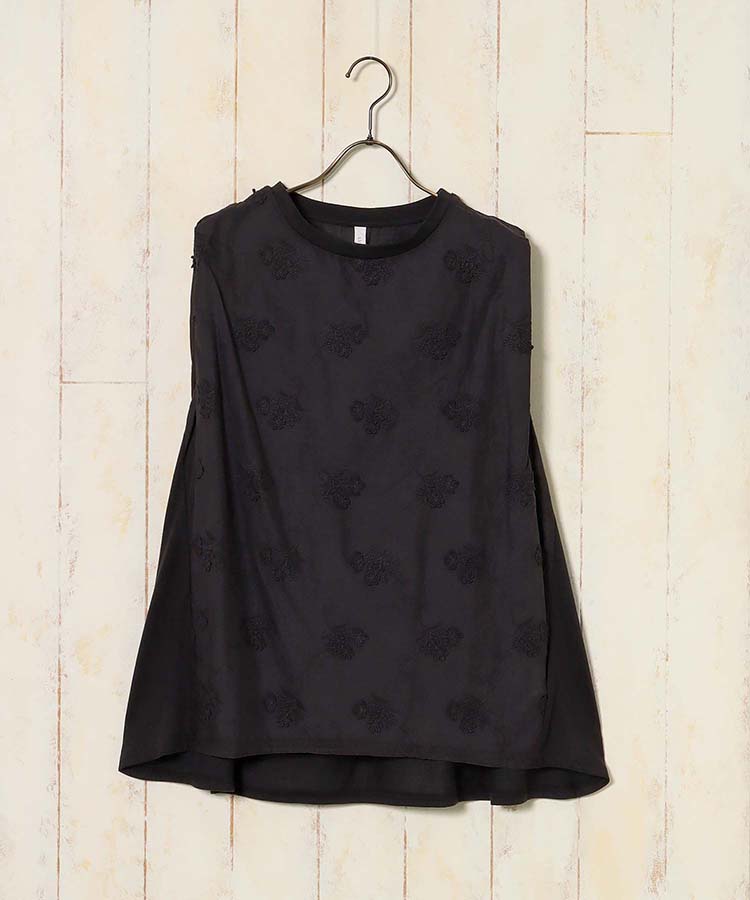 ≪SALE≫ノースリーブ3D刺繍ブラウス