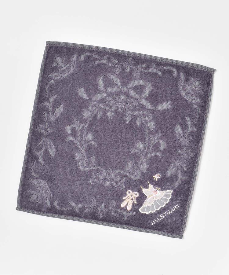 JILL STUARTバレエ刺繍タオルハンカチ