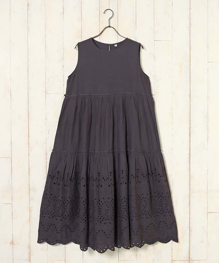 ≪SALE≫ティアード刺繍ワンピース