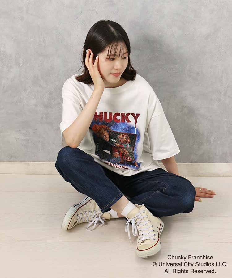 CHUCKYポスター風Tシャツ