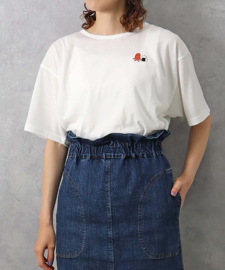 ≪SALE≫たこさんおにぎり刺繍Tシャツ