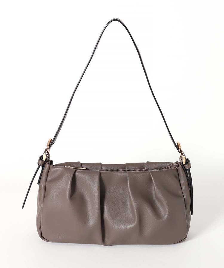 合皮タックショルダー