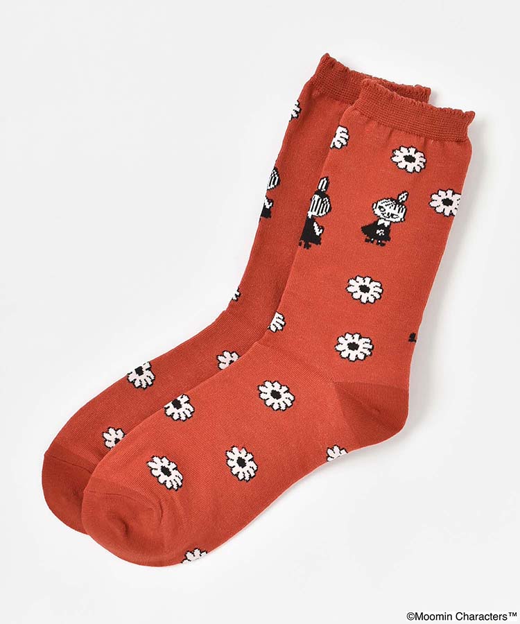 色々リトルミイ花柄クルーソックス