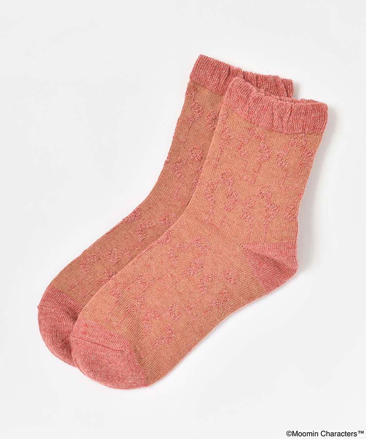 逆スパニョロニョロロークルーソックス