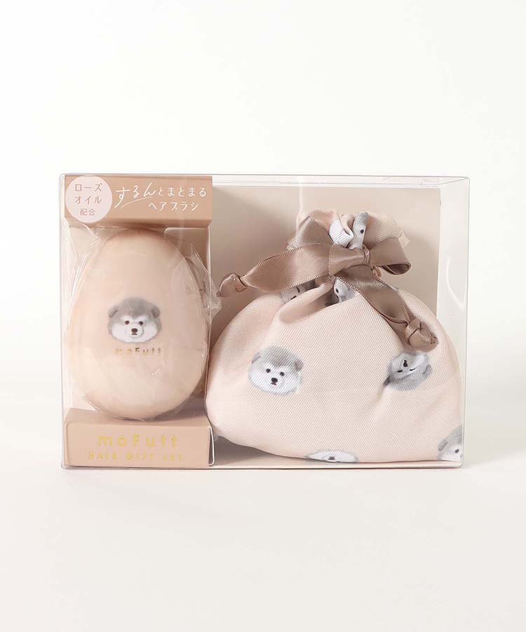 モフットヘアブラシ&巾着
