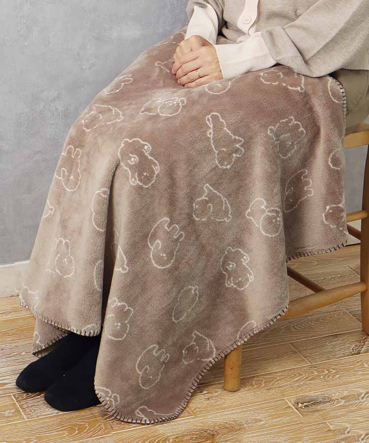 リバーシブルブランケット