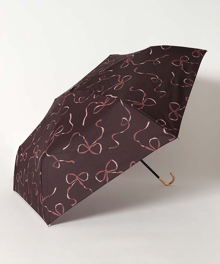 ハートリボン折りたたみ雨傘