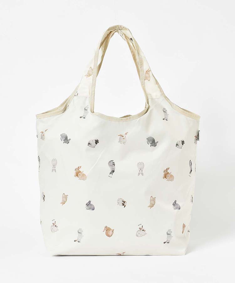 モチーフプリント保冷保温コンパクトエコバッグ