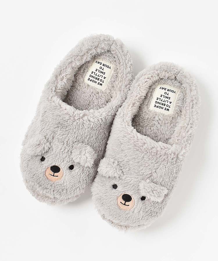 くまルームシューズ