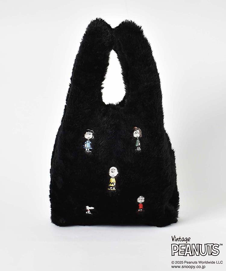 PEANUTSファーショッパートート