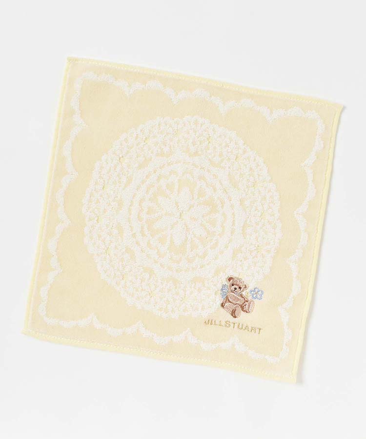 JILL STUARTフラワーテディタオルハンカチ