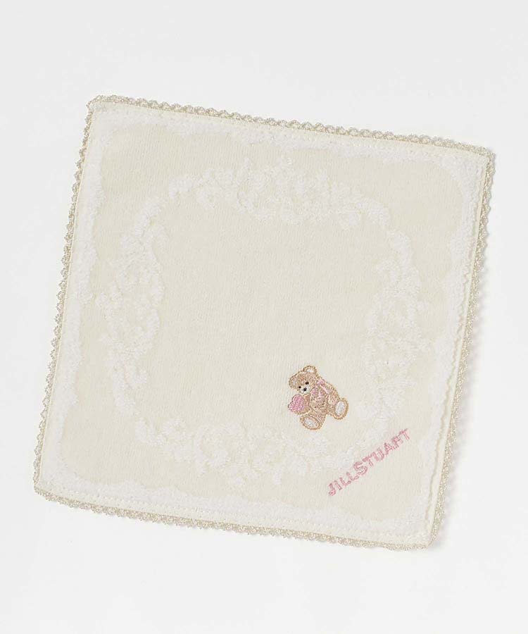 JILL STUARTハートテディタオルハンカチ