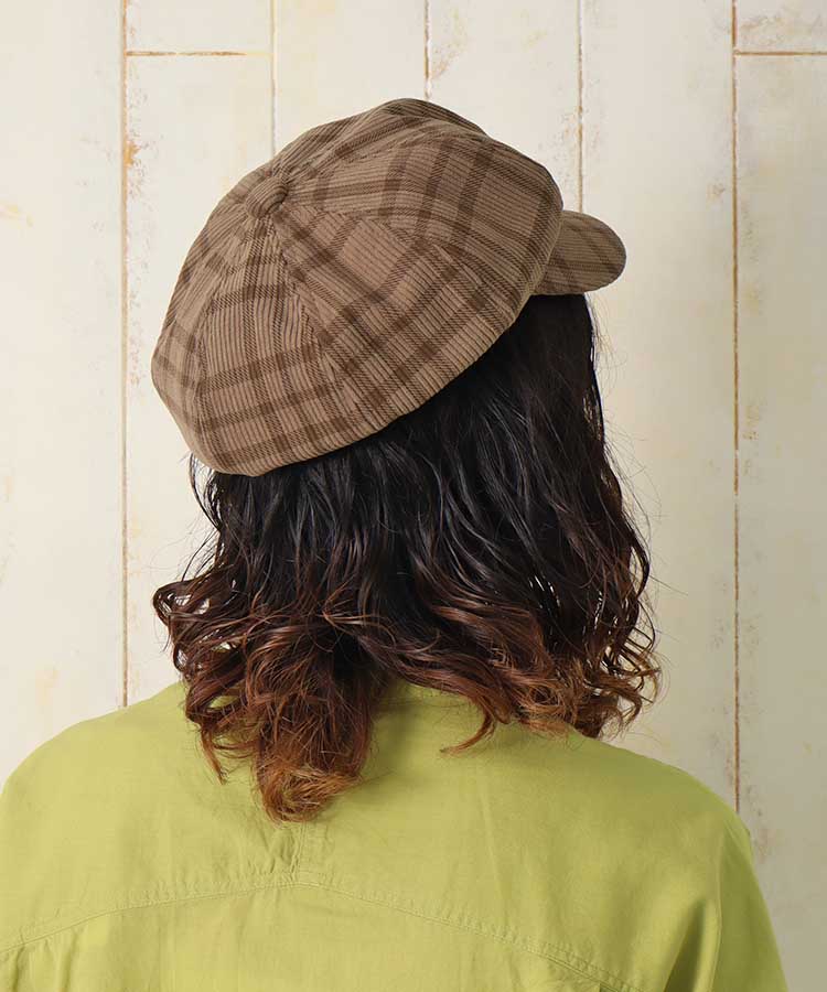 チェックキャスケット