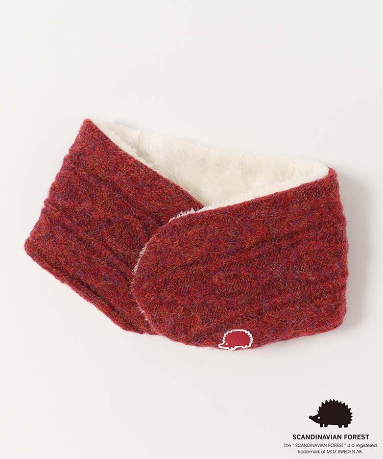 スカンジナビアンフォレスト 刺繍ネックウォーマー
