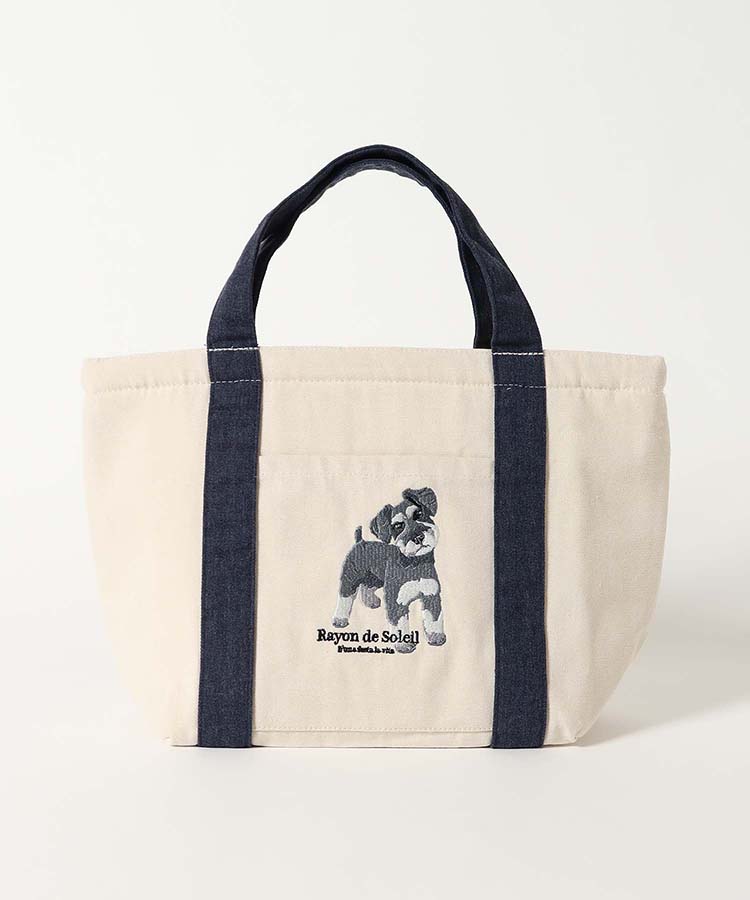 アニマル刺繍保冷トート