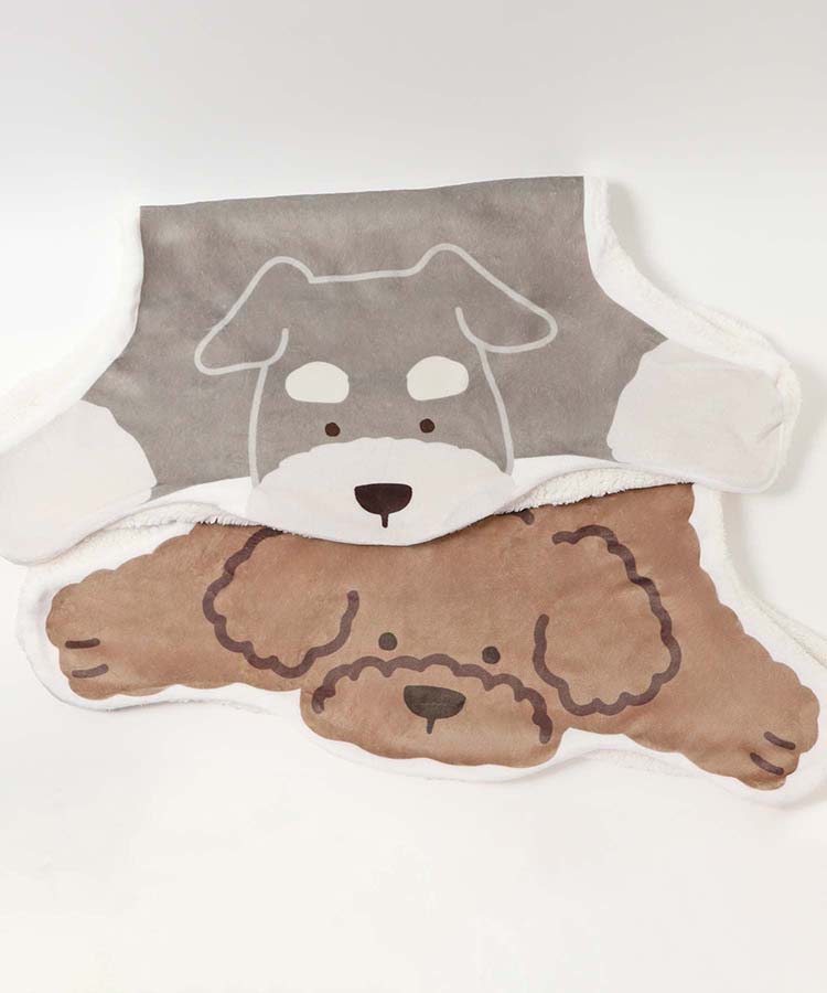 【WEB限定】犬のかたちブランケット