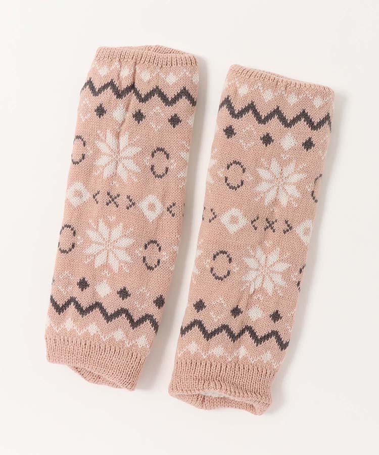 ノルディック柄レッグウォーマー