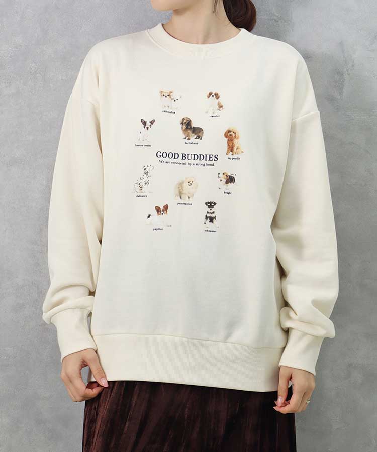 le petale GOOD BUDDIES DOGスウェット