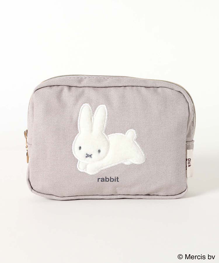 BRUNA FLUFFY APPLIQUEスクエアポーチ