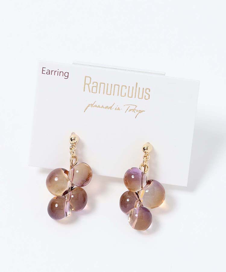 シャボンドロップイヤリング