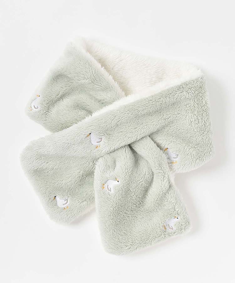 刺繍差し込みマフラー