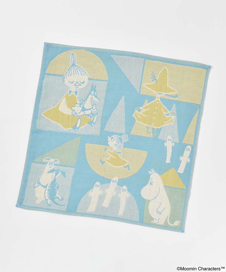 MOOMIN 仲間三重ガーゼハンカチ