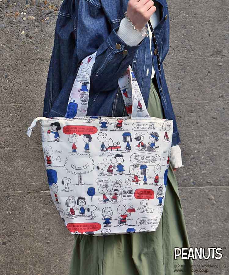 PEANUTS箱入りエコバッグM