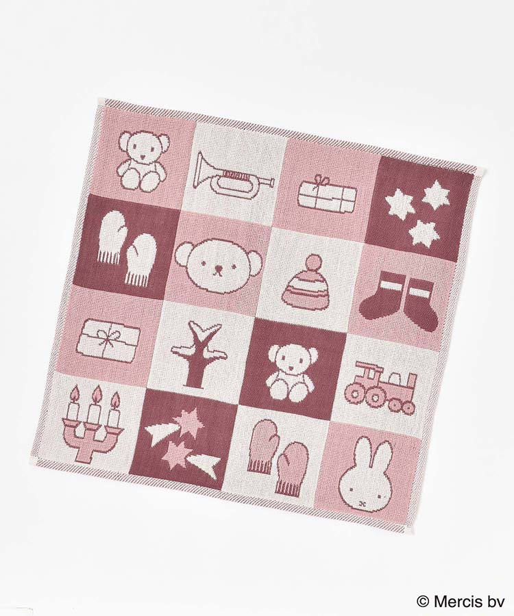 miffyウィンターホリデー三重ガーゼハンカチ