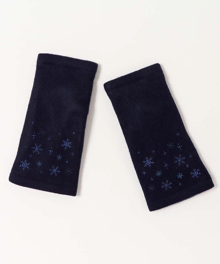 雪柄フィンガーレスグローブ