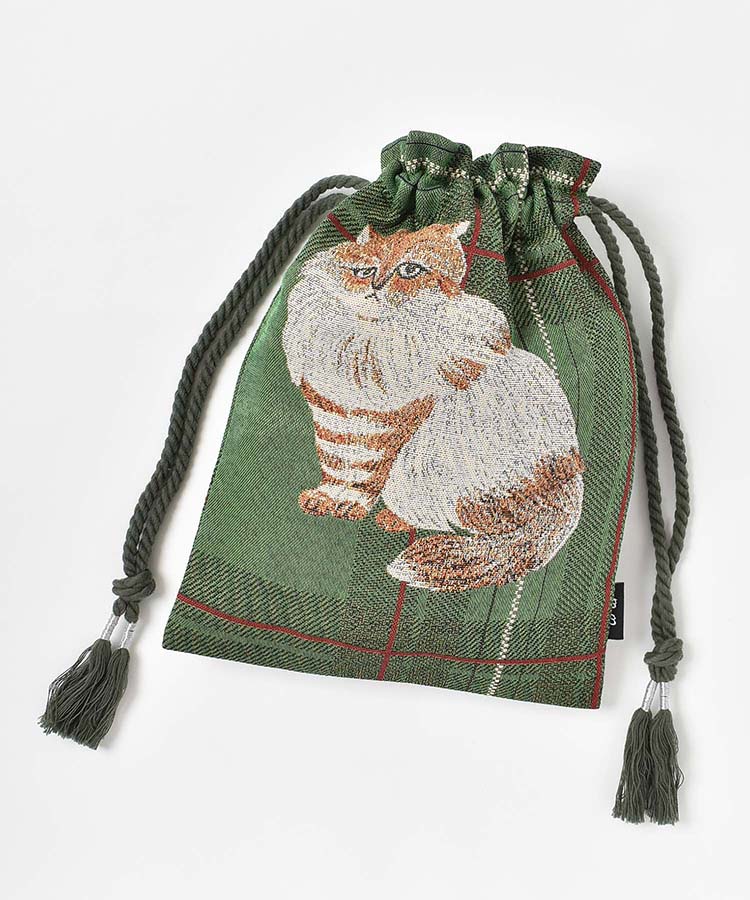 松尾ミユキチェック巾着