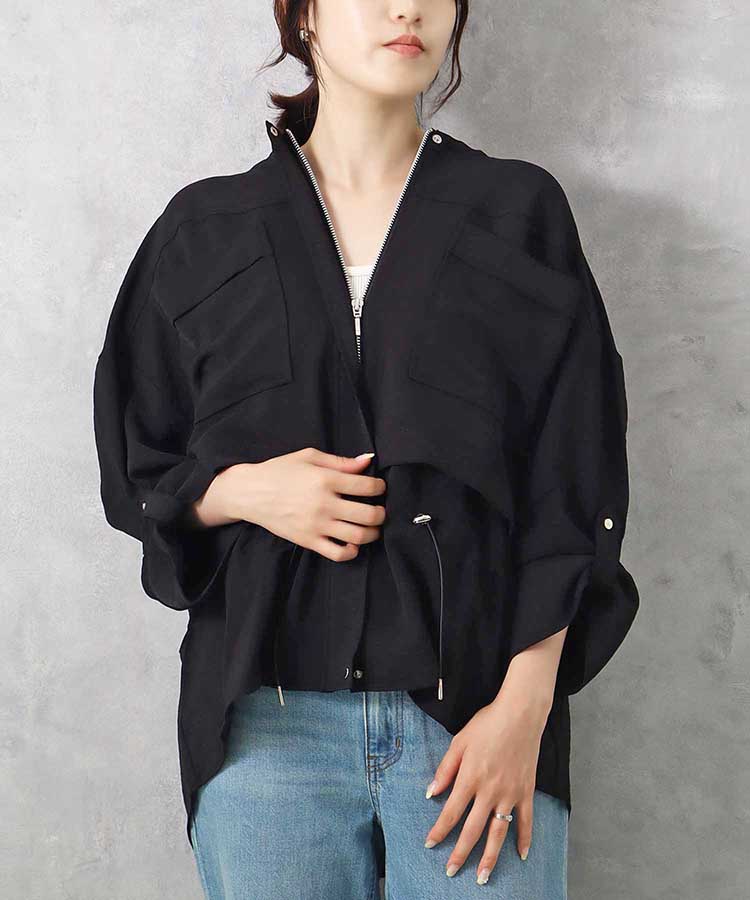 ≪SALE≫【WEB限定】麻ライクサファリジャケット