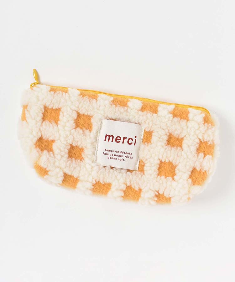 ボアチェックペンポーチ