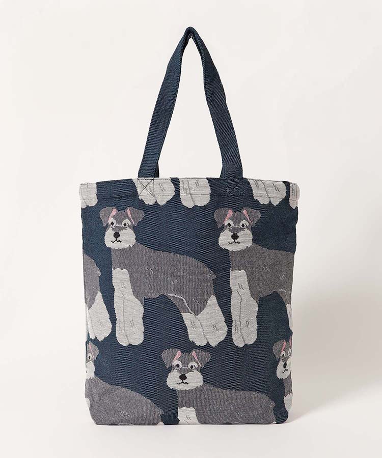 ワンワンジャガードトートバッグ