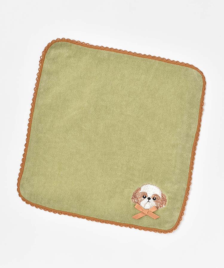 ドッグリボンタオルハンカチ