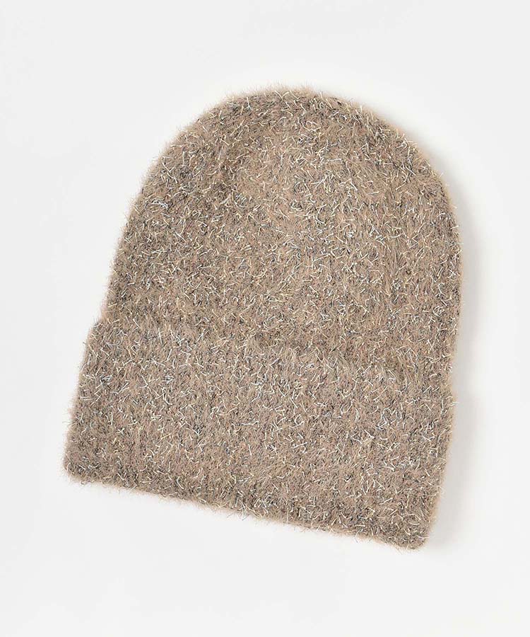 ミックスシャギーニット帽