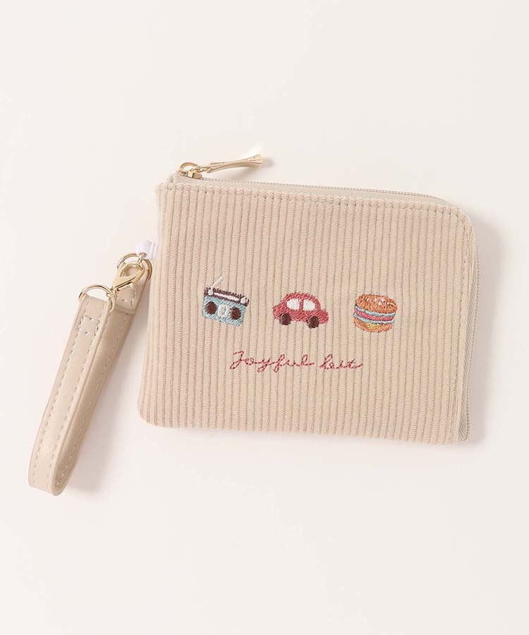 ジョイフルビットコーデュロイデイリーポーチ