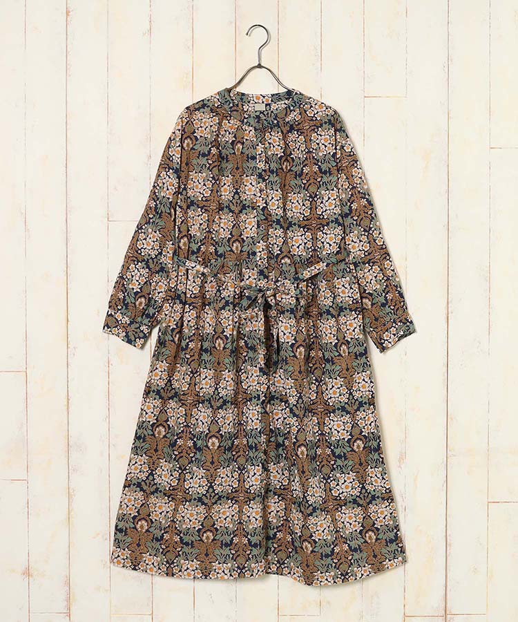【WEB限定】ガーデンクロス前開きワンピース