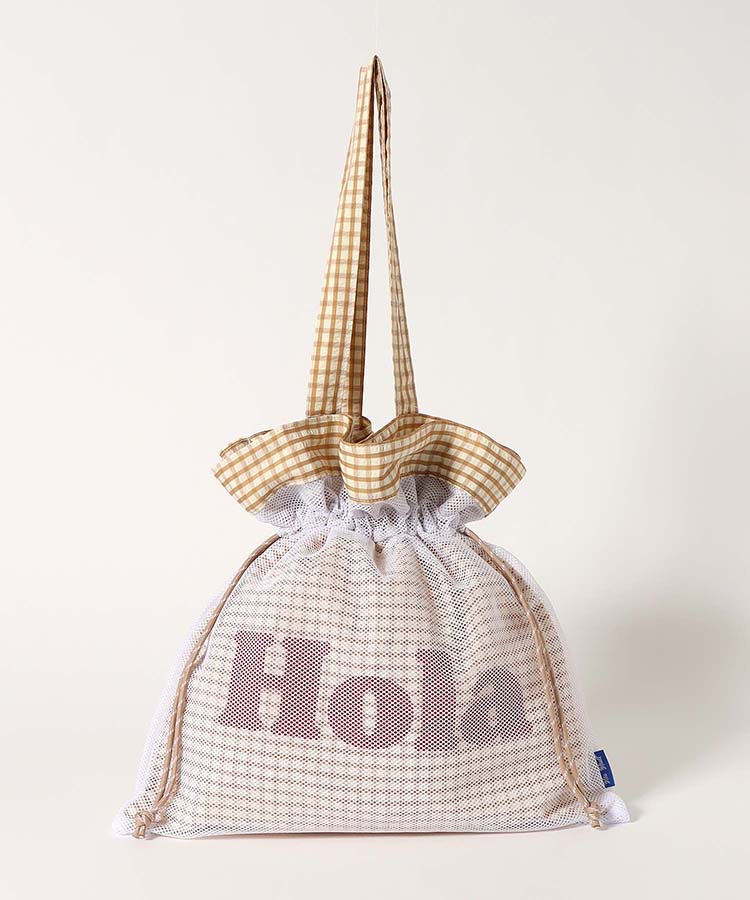 巾着3WAYメッシュトート