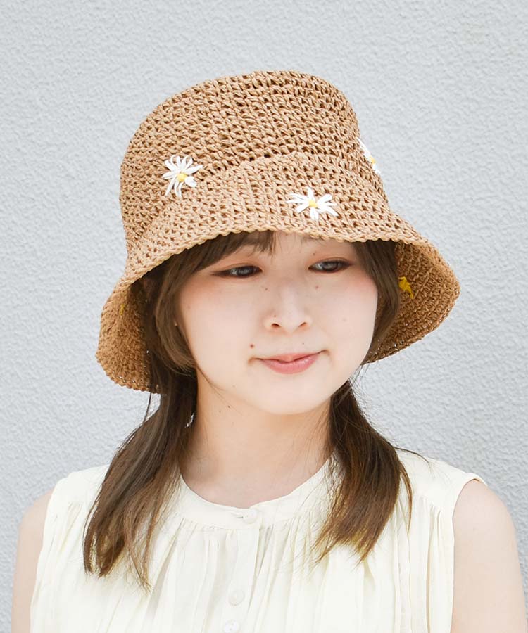 ≪SALE≫フラワーデザインペーパーハット