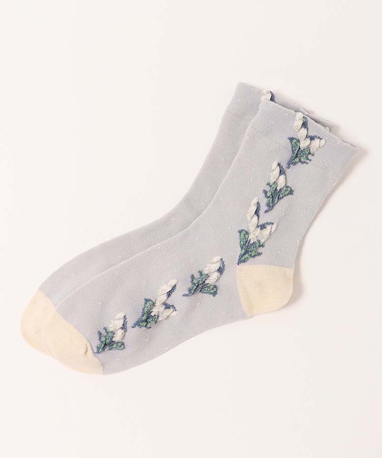 すずらんラインロークルーソックス