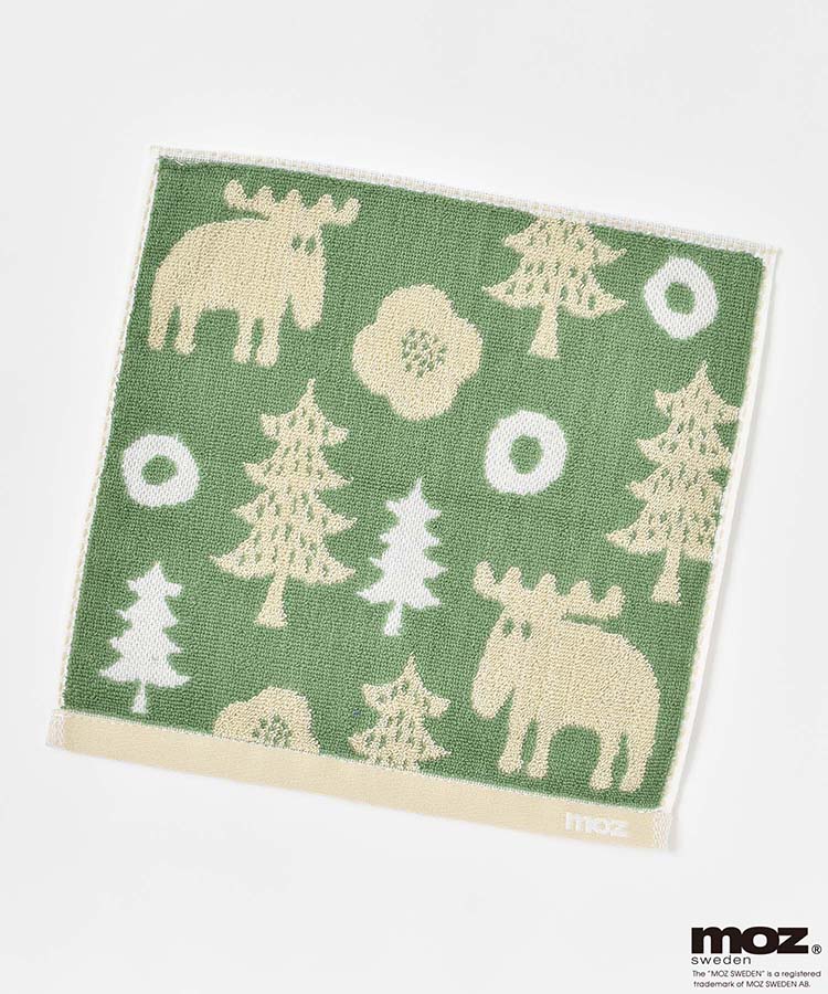 MOZジャガードフォレストハンカチ