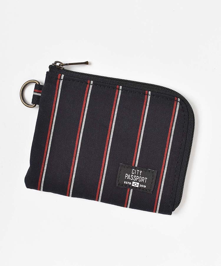 クラッシーストライプシティパス&コインケース