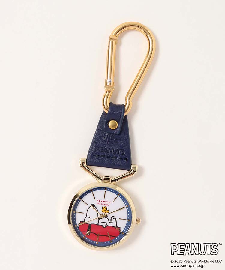 スヌーピーカラビナレザーウォッチJ