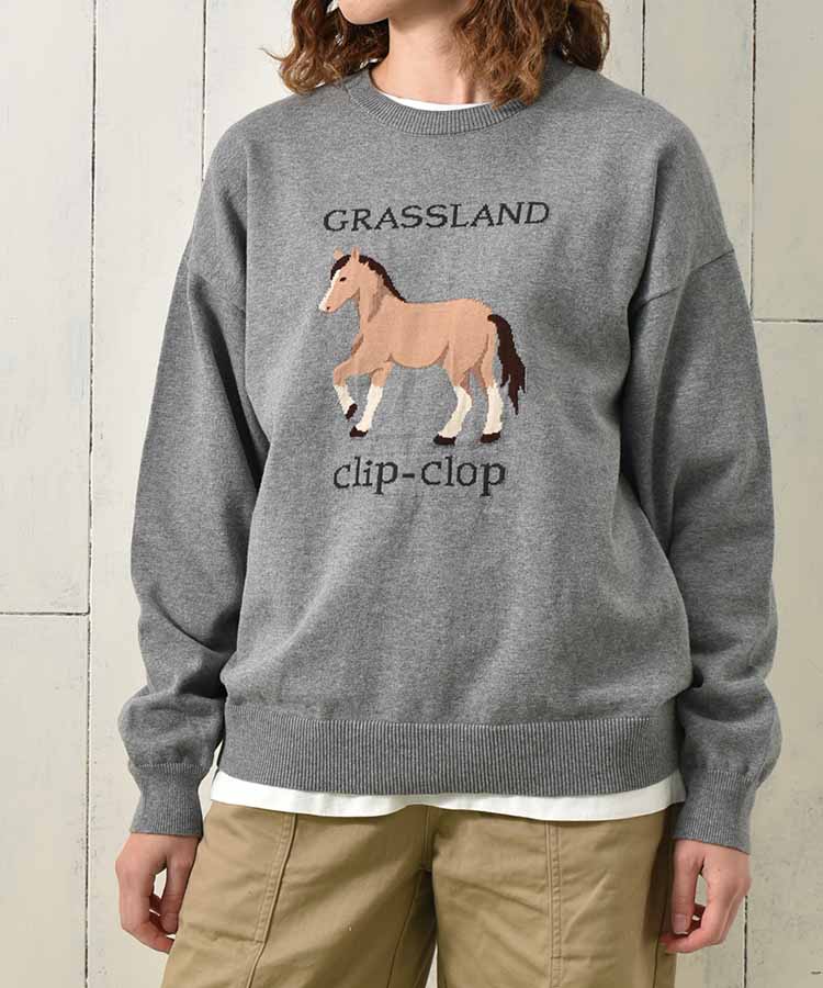 horse clip-clopニット