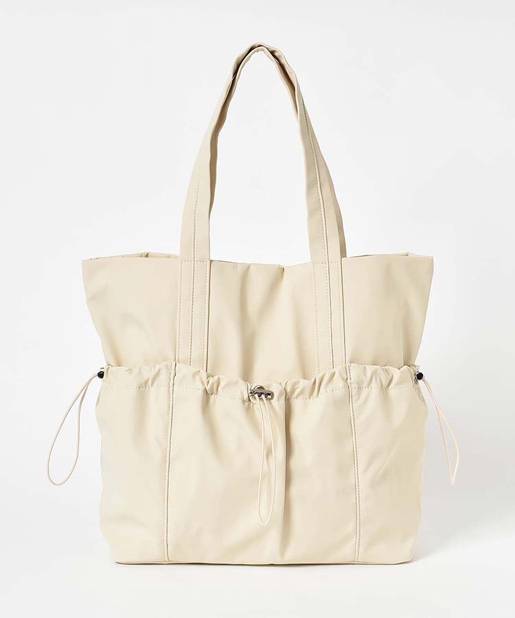 ギャザードポケットトートバッグ