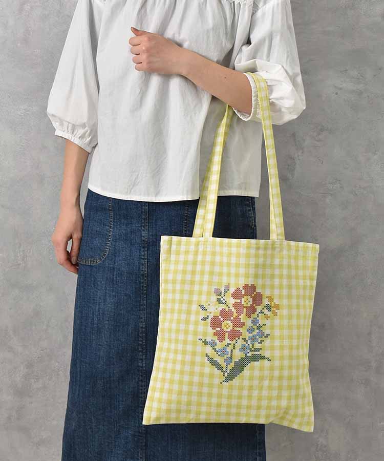 クロスブルームトートバッグ