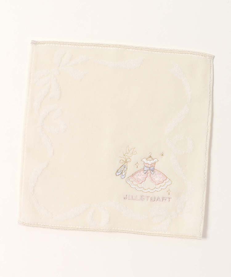 JILL STUARTバレエ刺繍タオルハンカチ
