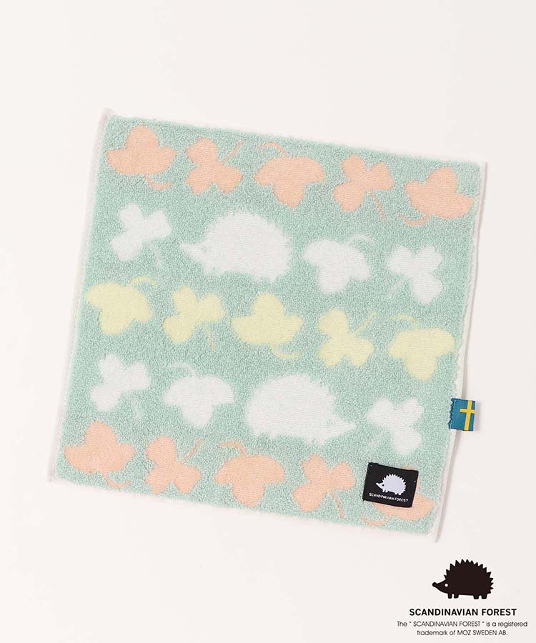 スカンジナビアンフォレスト パステルリーフミニタオル