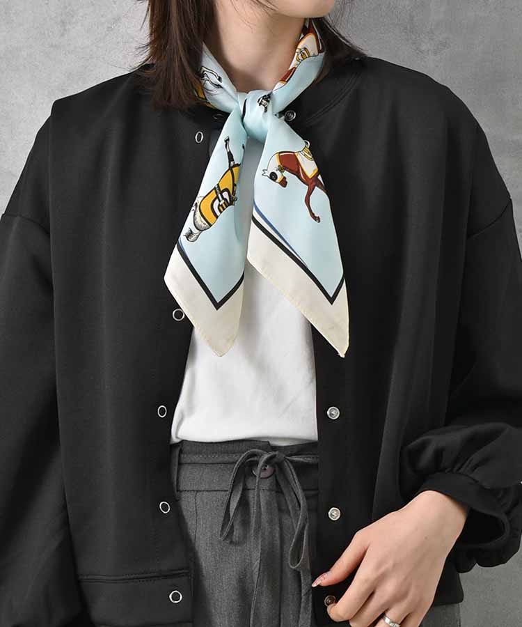 うま柄スカーフ