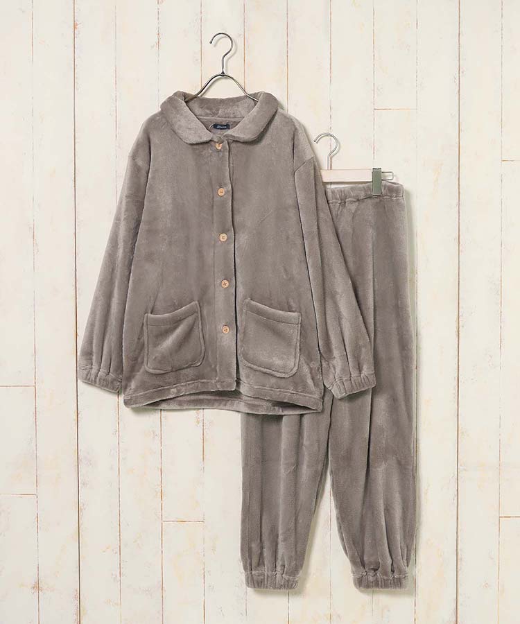 グラフェンフランネルパジャマ上下セット